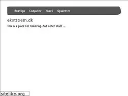 Sites similar to ekstroem.dk