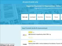 Sites similar to ekuponkodok.org