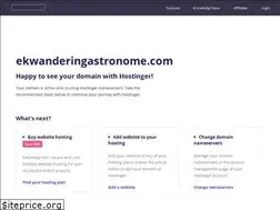 Sites similar to ekwanderingastronome.com