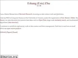 Sites similar to ekzhu.com