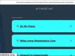 Sites similar to el-hadaf.net