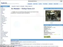 Sites similar to el-matador-turkce-yama-2-0-indir.indir21.com