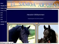 Sites similar to el-samoa-arabians.de