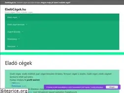 Sites similar to eladocegek.hu