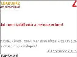 Sites similar to eladocuccok.superwebaruhaz.hu