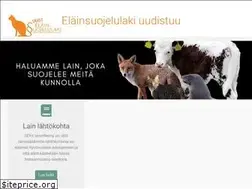 Sites similar to elainsuojelulaki.fi