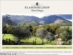Sites similar to elandsklooffarmcottages.co.za