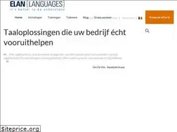 Sites similar to elanlanguages.be