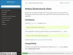 Sites similar to elasticsearch-py.readthedocs.io