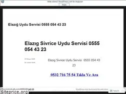 Sites similar to elaziguyduantenci.wordpress.com