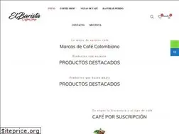 Sites similar to elbaristacoffeeshop.com.co