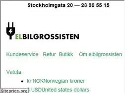 Sites similar to elbilgrossisten.no