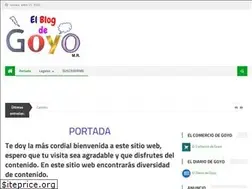 Sites similar to elblogdegoyo.mx