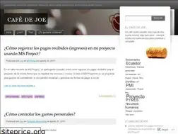 Sites similar to elcafedejoe.wordpress.com