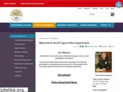Sites similar to elcajonpolice.org