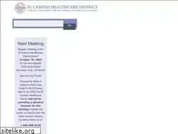 Sites similar to elcaminohealthcaredistrict.org