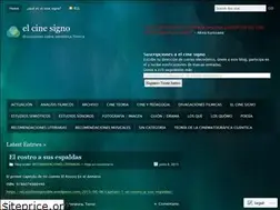 Sites similar to elcinesigno.wordpress.com
