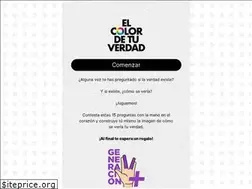 Sites similar to elcolordetuverdad.com