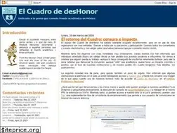 Sites similar to elcuadrodedeshonor.blogspot.com