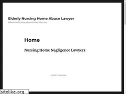 Sites similar to eldernursinghomeabuselawyer.com
