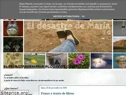 Sites similar to eldesastredemaria.blogspot.com