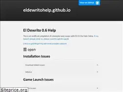 Sites similar to eldewritohelp.github.io