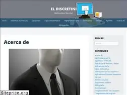 Sites similar to eldiscretini.wordpress.com