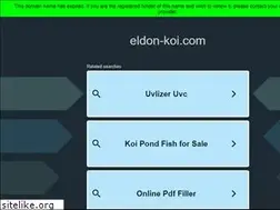Sites similar to eldon-koi.com