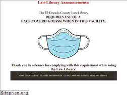 Sites similar to eldoradocountylawlibrary.org