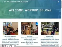 Sites similar to eldoradofederatedchurch.org