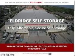 Sites similar to eldridgeselfstorage.com