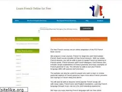 Sites similar to elearningfrench.com