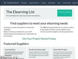 Sites similar to elearninglist.com