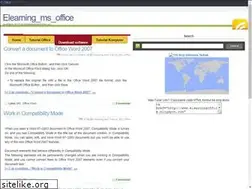 Sites similar to elearningoffice.blogspot.com