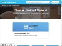 Sites similar to elecciones.gob.ar