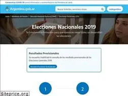 Sites similar to elecciones.gov.ar