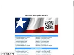 Sites similar to eleccionesmunicipales.cl