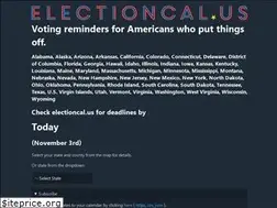 Sites similar to electioncal.us