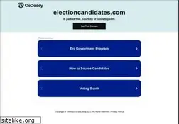 Sites similar to electioncandidates.com