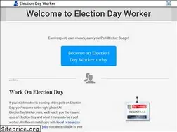 Sites similar to electiondayworker.com