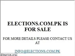 Sites similar to elections.com.pk