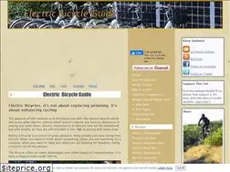 Sites similar to electric-bicycle-guide.com