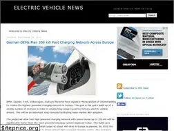 Sites similar to electric-vehiclenews.com