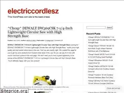 Sites similar to electriccordleszs.wordpress.com