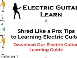 Sites similar to electricguitarlearn.com