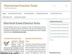 Sites similar to electricianpracticetests.com