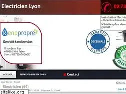 Sites similar to electricienlyon69.com