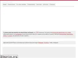 Sites similar to electricistabarato.es