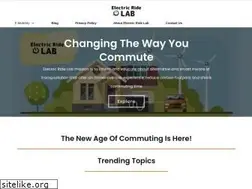 Sites similar to electricridelab.com