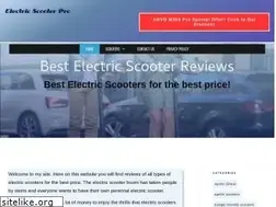 Sites similar to electricscooter.pro